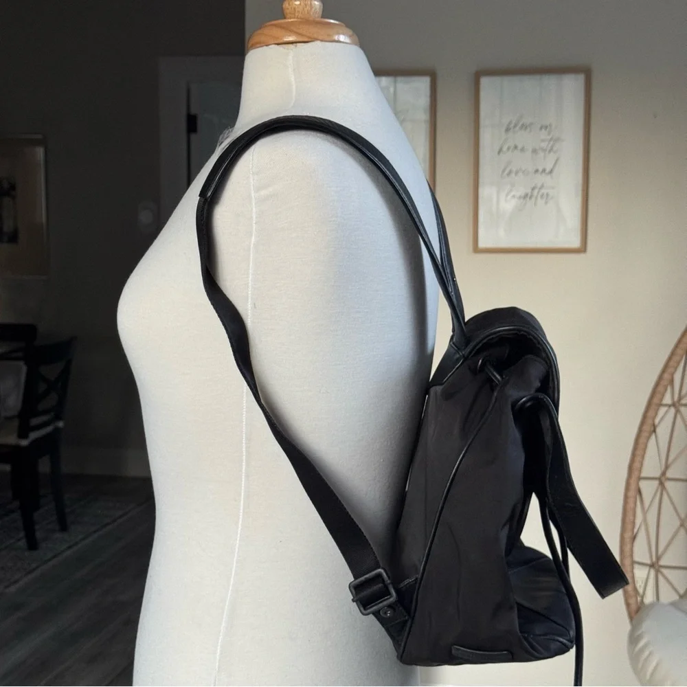 Cole Haan ZeroGrand Nylon & Leather Backpack – Black - Picture 3 of 8